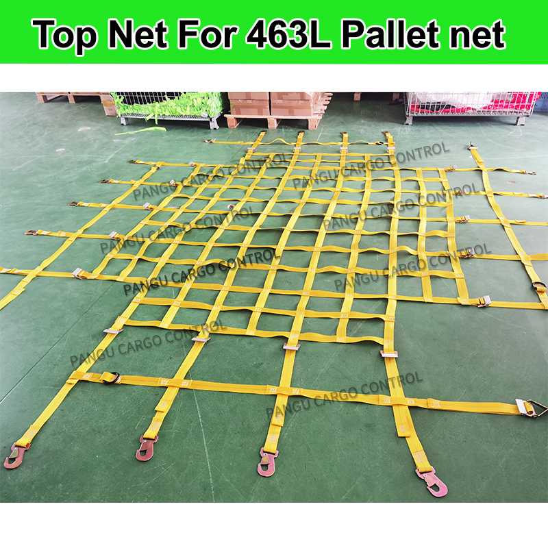 OEM Air Cargo Pallet Nets PMC/PAG/PLA Aircraft Cargo Net ULD Container Aviation nets 463L Pallet net TSO/ETSO-C90d