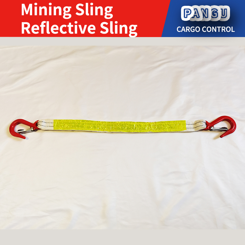 OEM Mining Refective Lifting Sling Webbing Cable Hanger HVAC Duct Hanger Strap Vent Tube Hangers Straps Net Belt