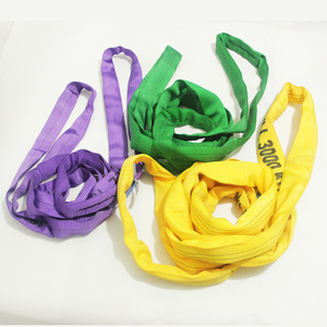 OEM Round Sling Polyester Endless Round Sling Heavy Duty Poly Lift Sling Rope EN-1492-2 WLL 1T-500T