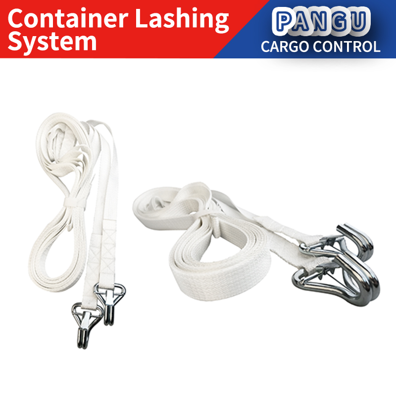Container Lashing System Secure belt with safety hooks Container Lashing straps