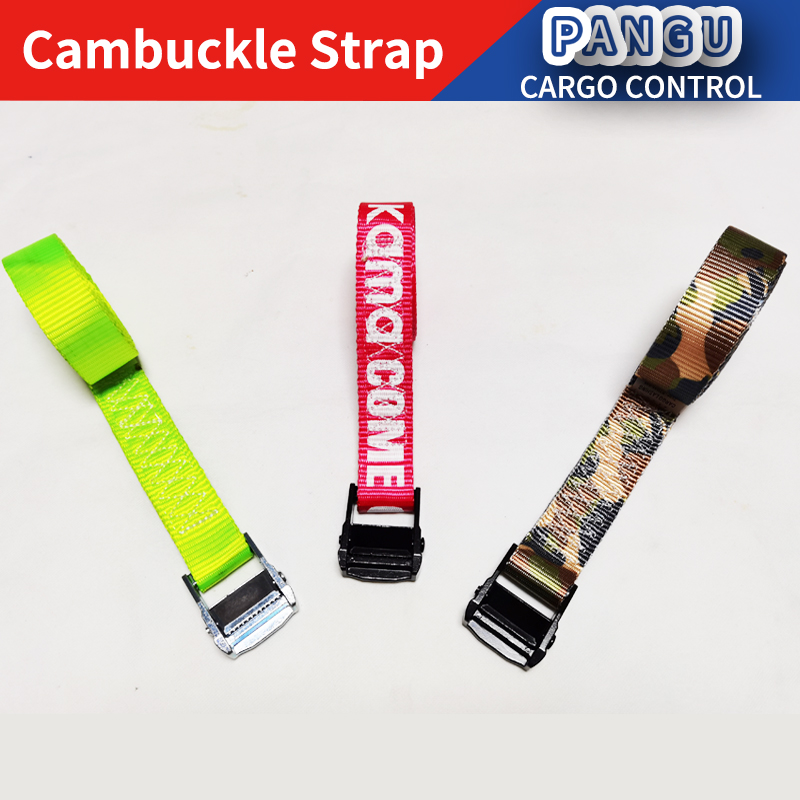 OEM Cam buckle straps Motorcycle tie down straps Vehicle lashing strap Roll Cage Container Strap Trolley Strap