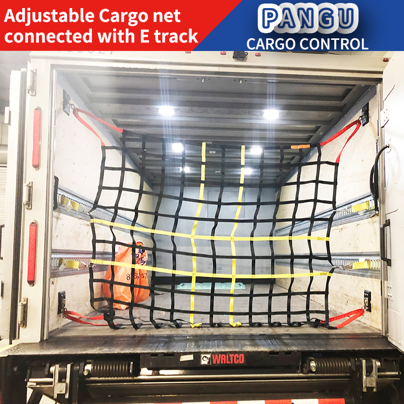 OEM Heavy Duty Webbing Cargo Nets Lifting Net E Track Cargo Net Truck Bed Nets Container Cargo Net Climbing Net Lifting Sling Bag Clover leaf sling