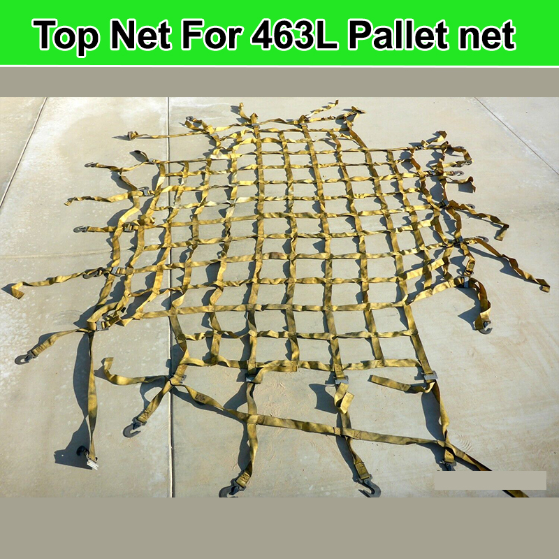 OEM Military Nets 463L Pallet nets Aircraft Cargo Net MIL-W-27265 Nylon66 Webbing MIL-W 4088 