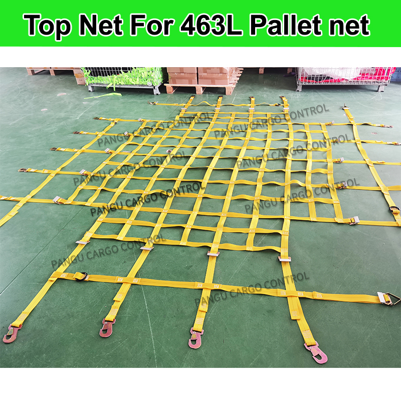 OEM Military 463L Pallet nets HCU 7/E HCU 15/C Aircraft Cargo Net MIL-W ...