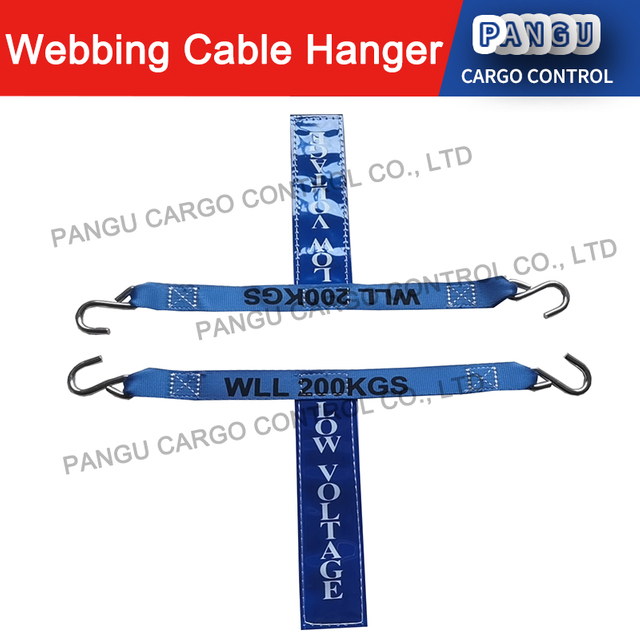 OEM Mining Webbing Cable Hanger HVAC Duct Hanger Strap Vent Tube Hangers Straps Net Belt Refective Lifting Sling