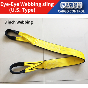 OEM U.S. Nylon Web sling Heavy Polyester Synthetic Lifting Sling 1 -4Ply SF 5:1 Tree Saver Winch Strap WSTDA AWRF