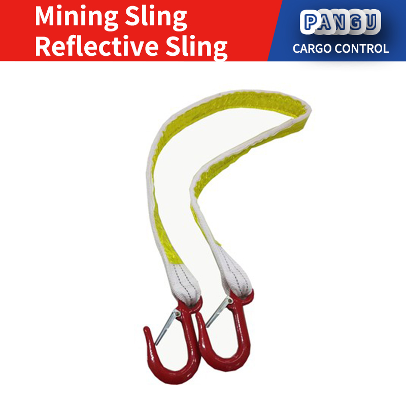 OEM Mining Refective Lifting Sling Webbing Cable Hanger HVAC Duct Hanger Strap Vent Tube Hangers Straps Net Belt