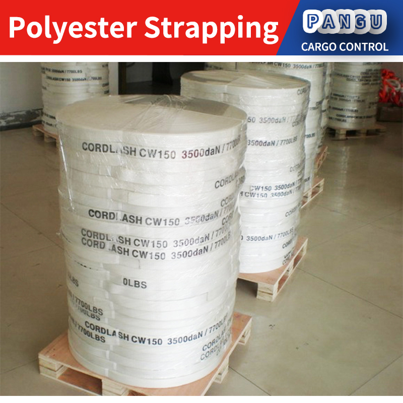 OEM Heavy Duty Woven Polyester Strapping Cord Strapping One Way