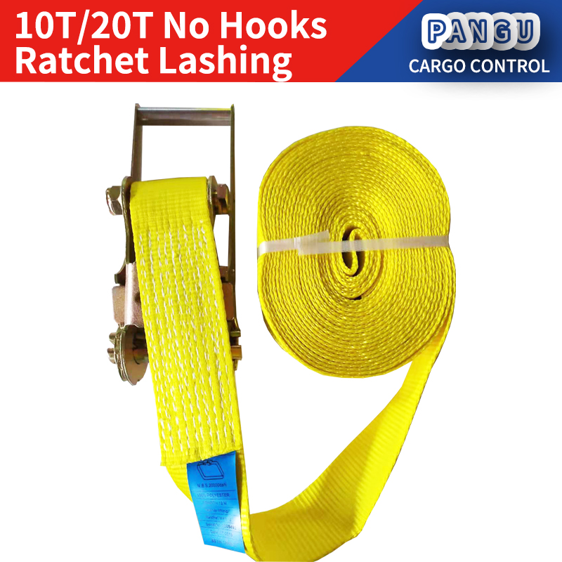 OEM Endless Ratchet Lashing Straps Ratchet Tie Down Strap Heavy-duty 10T Cargo Lashing Restrainsts En12195-2