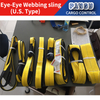 OEM U.S. Nylon Web sling Heavy Polyester Synthetic Lifting Sling 1 -4Ply SF 5:1 Tree Saver Winch Strap WSTDA AWRF