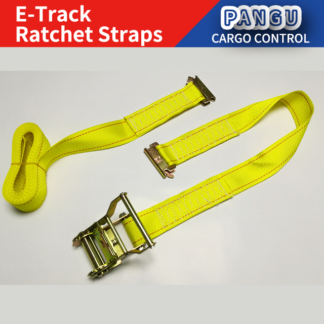 E Track Ratchet straps E track Cam buckle strap 2" x 12'/15'/16'/20 Foot Tie Down strap Cargo Tie-Down strap Spring E Fittings