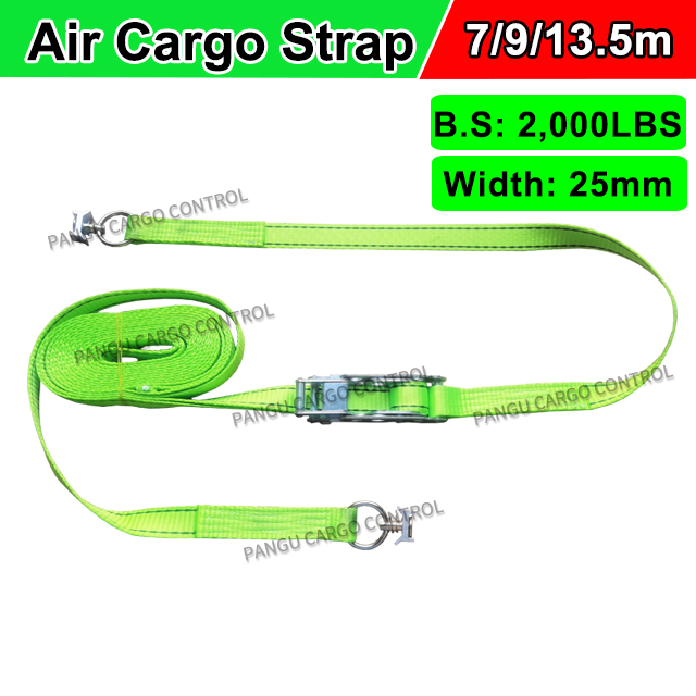 OEM Air Cargo Pallet Straps Aircraft Aviation Straps Air Transport Ratchet Tie Down Straps TSO/ETSO-C172a