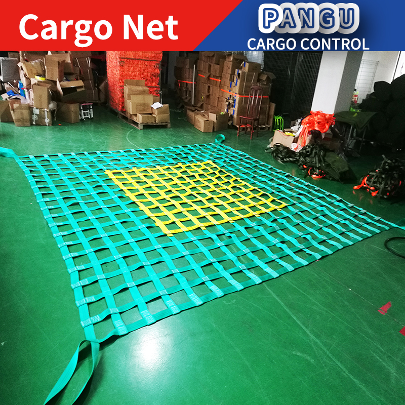 Truck Cargo Net Bed Cover with Mesh and S Hook Heavy Duty cargo net for Pick up Trailer Carrier