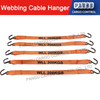 OEM Mining Refective Lifting Sling Webbing Cable Hanger HVAC Duct Hanger Strap Vent Tube Hangers Straps Net Belt