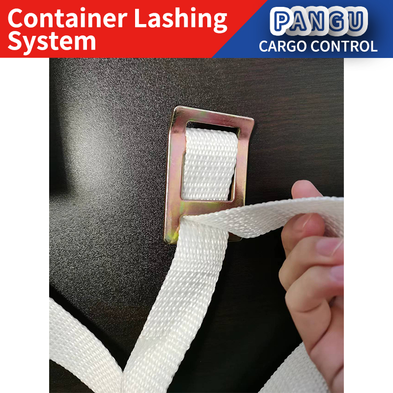 Container Lashing System Secure belt with safety hooks Container Lashing straps