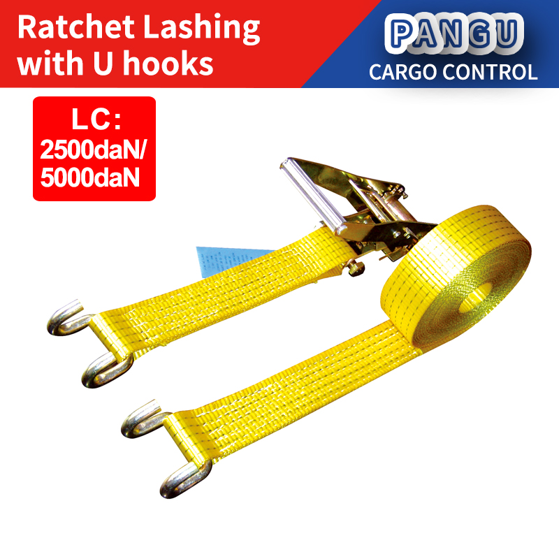 OEM Ratchet Lashing Ergo Cargo lashing Straps Restraints Container ratchet straps Truck Ratchet tie-down EN-12195