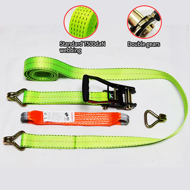 OEM Car Transporter Lashing Straps Vehicle Car Lashing Wheel tie down E-Track Wheel Chock Tie-Down Strap ATV/UTV Trailer Lashing 