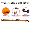 OEM Web Lashing for RO-RO Ships Heavy-duty Trailer Lashing 20T Truck Tie Down 10T Car Lashing With Elephant Foot