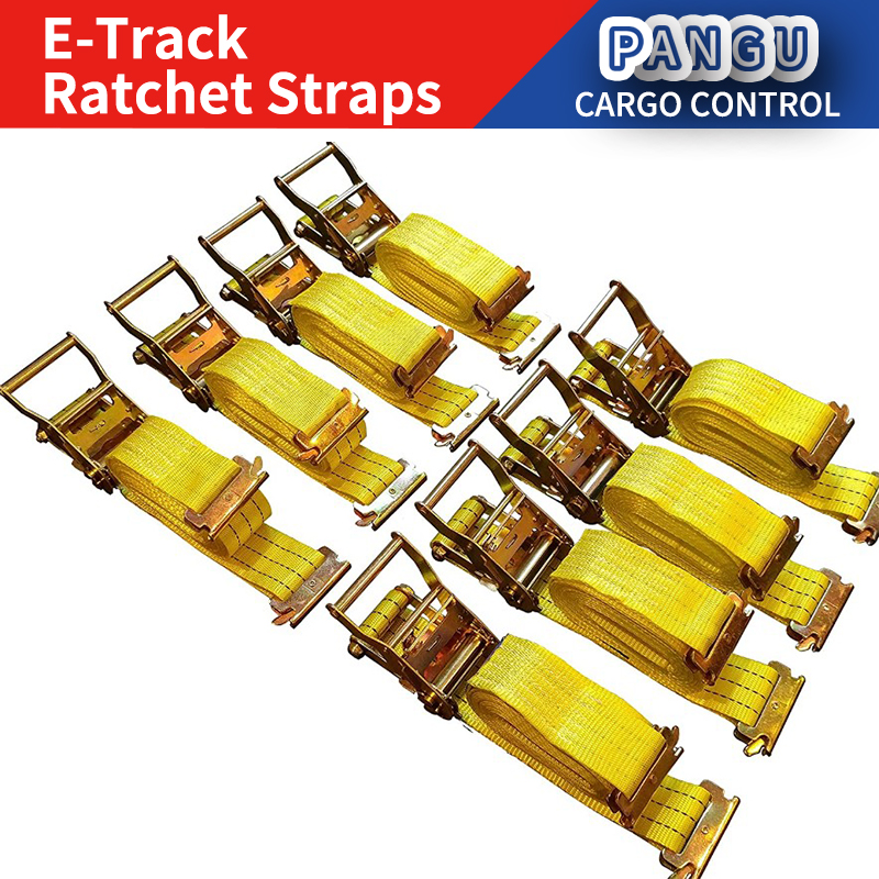 E Track Ratchet straps E track Cam buckle strap 2" x 12'/15'/16'/20 Foot Tie Down strap Cargo Tie-Down strap Spring E Fittings